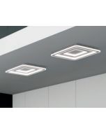 plafoniera led halo quadrata