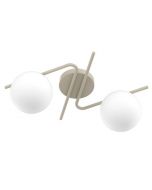 top light boomerang plafoniera sabbia