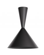 plafoniera nera group konos