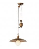 lampadario saliscendi antico