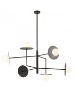 redo group lampadario nero plato