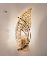 Lampada da parete Sillux Roma fumè sx