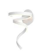 applique da parete bianco scroll