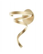 applique led scroll bronzo