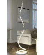 piantana bianca scroll