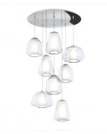 double skin lampada top light 8 luci