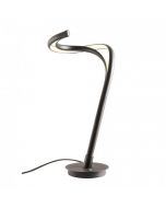 lampada led nera da tavolo tempest