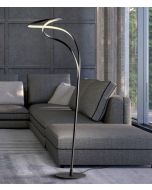 piantana led nera tempest