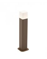 paletto led da esterno corten 50cm