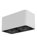 plafoniera led kubo bianca